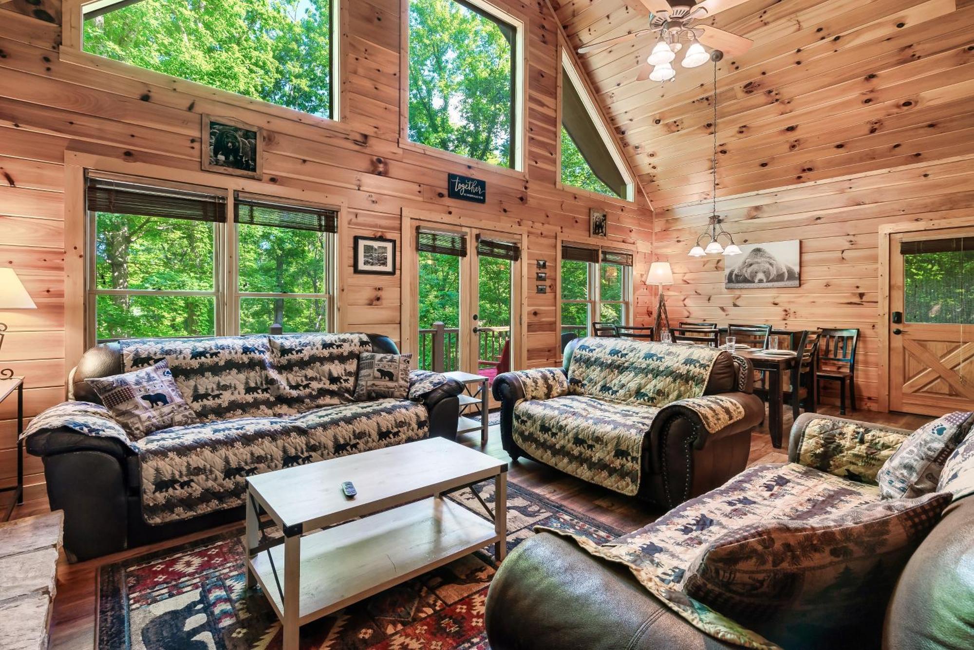 Peaceful Family Cabin With Hot Tub, Game Room, & More! سيفيرفيل المظهر الخارجي الصورة